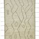 Tapis tribal unique en laine beige noué à la main, 208 cm x 303 cm