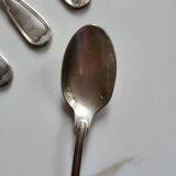 Series of 11 small silver-plated spoons