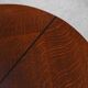 Art Deco Oak Side Table with Sculptural Base and Geometric Top, Belgium ca.
