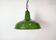 Industrial Green Enamel Pendant Lamp from Jackson Electrical Co., 1960s