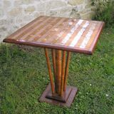 Rattan bistro table