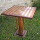 Rattan bistro table