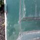 door 80x213cm Old oak glazed landing