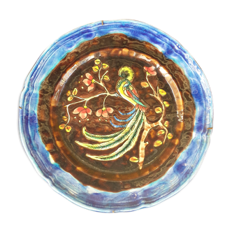 Plate Emile Rocher faience Saint-Renan 1960