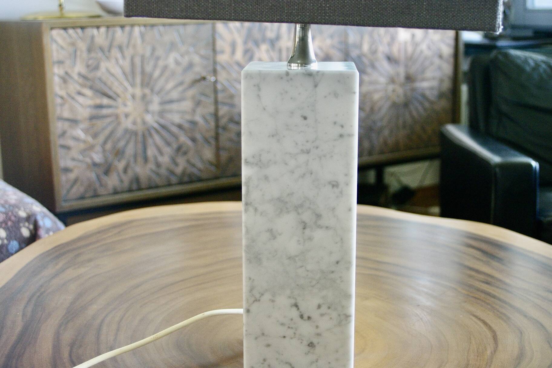 Large vintage lamp dephilippe barbier 1970