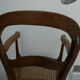 antique caned high chair for children