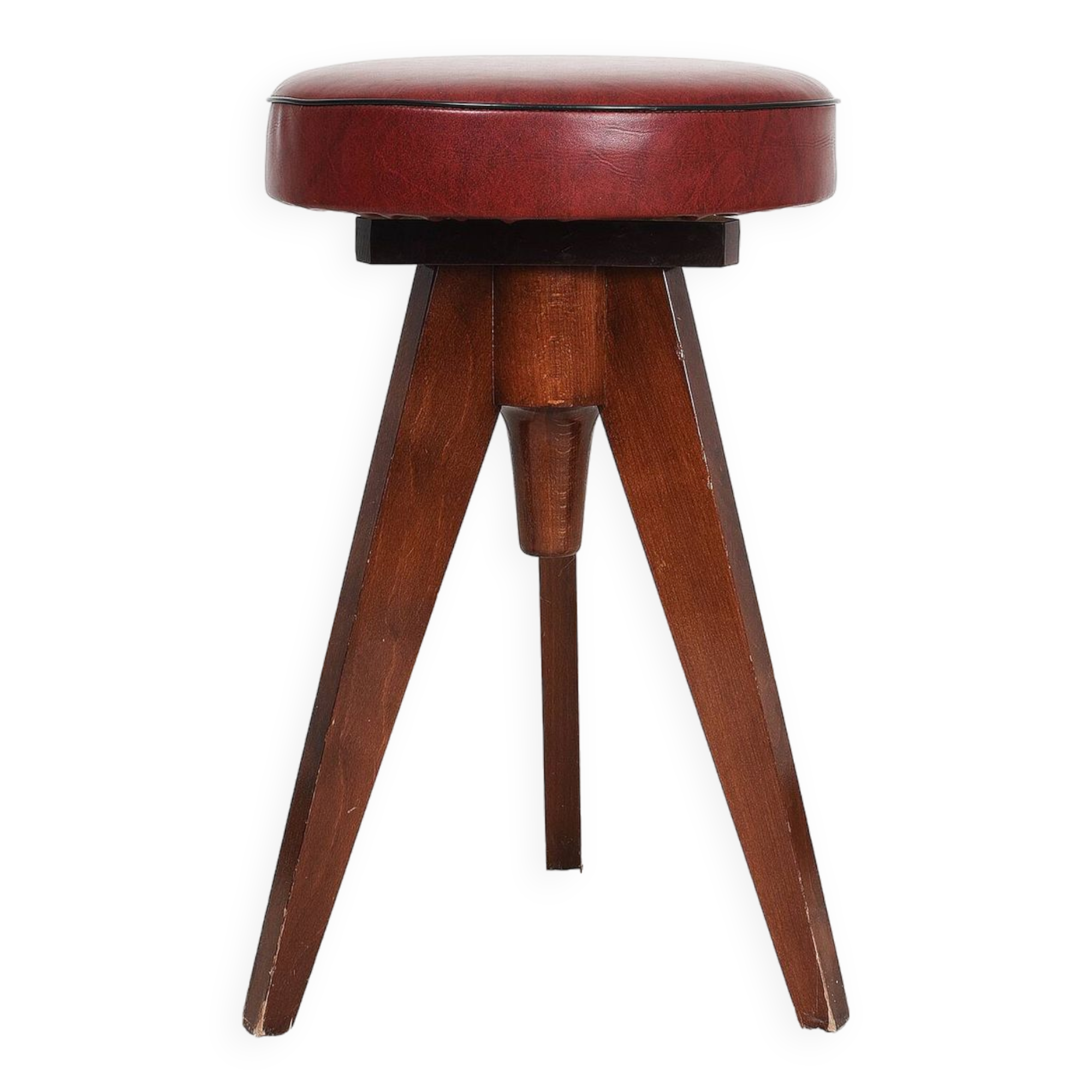 Reiner Modell adjustable piano stool, Germany 1950s