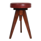 Reiner Modell adjustable piano stool, Germany 1950s