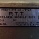 Black bakelite telephone