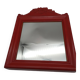 Wooden wall key holder mirror.Country Corner.