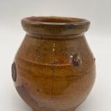 20th century glazed terracotta pitcher / jug