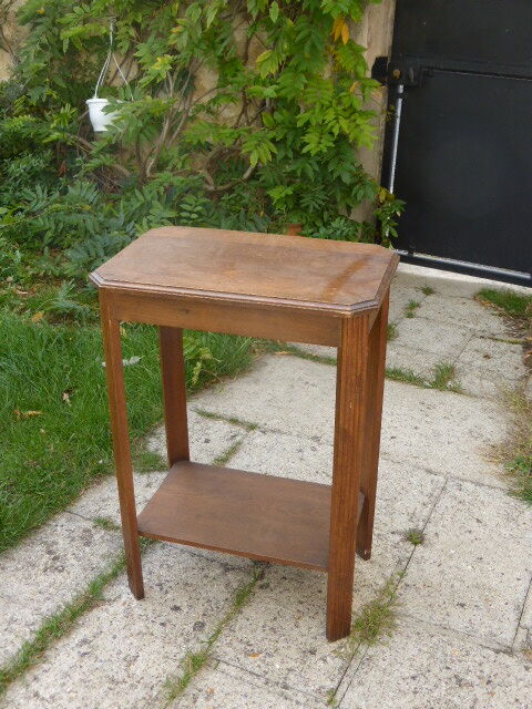 Double tray saddle, wood art deco