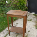 Double tray saddle, wood art deco