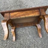Footrest style Louis XV walnut late 19th