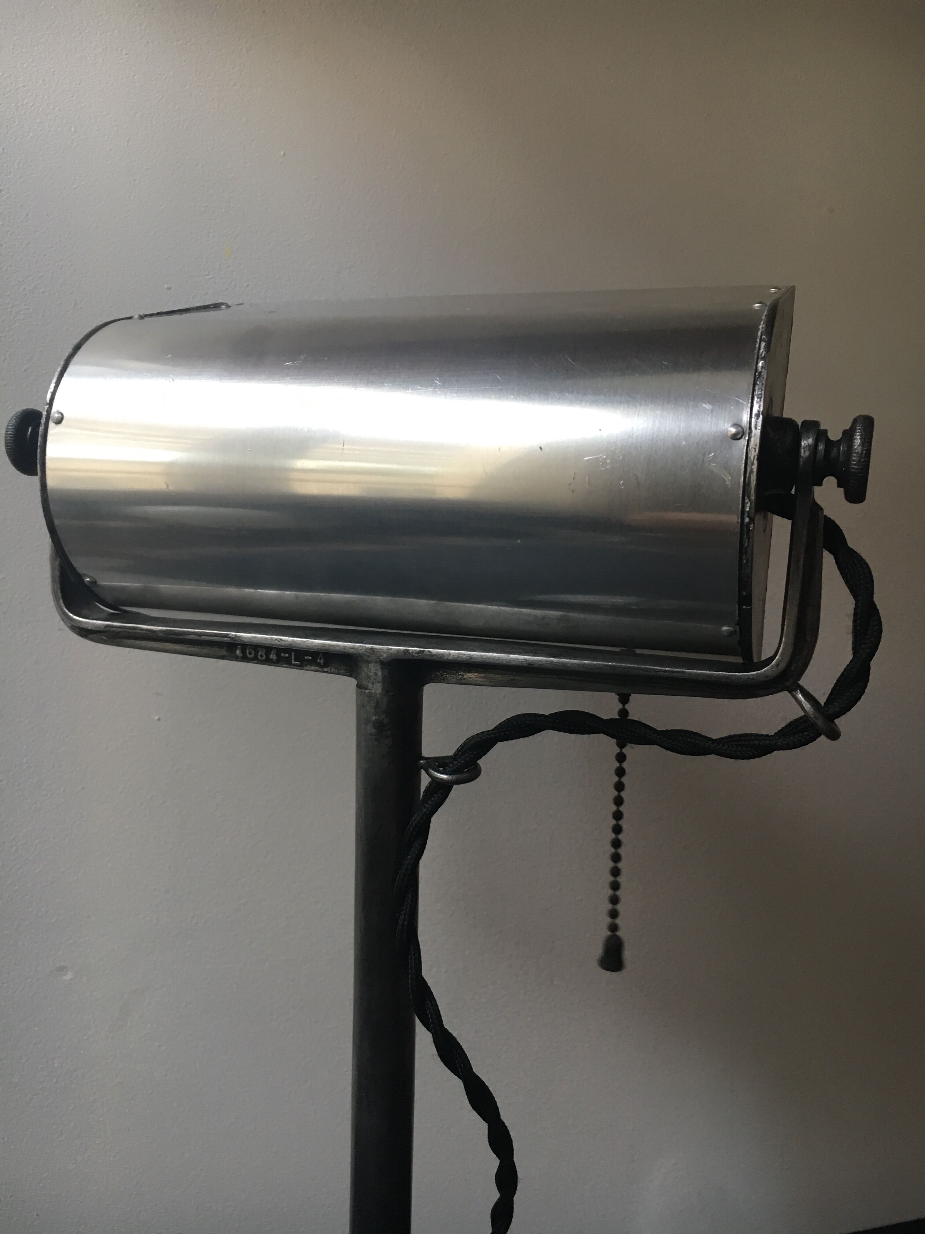 Old lamp wall mounted articulated