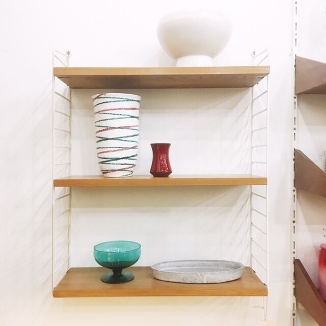 The Ladder Shelf wall unit, designed by  Kajsa & Nils Strinning for String, 1960s