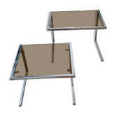 Paire de petites tables gigognes
