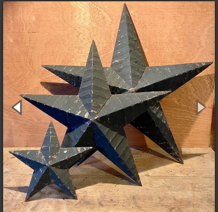 Black amish star 74cm