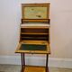 Sloping desk in lemon and amaranth veneer, Louis XVI period