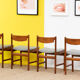 4 chaises scandinaves vintage – 44 cm