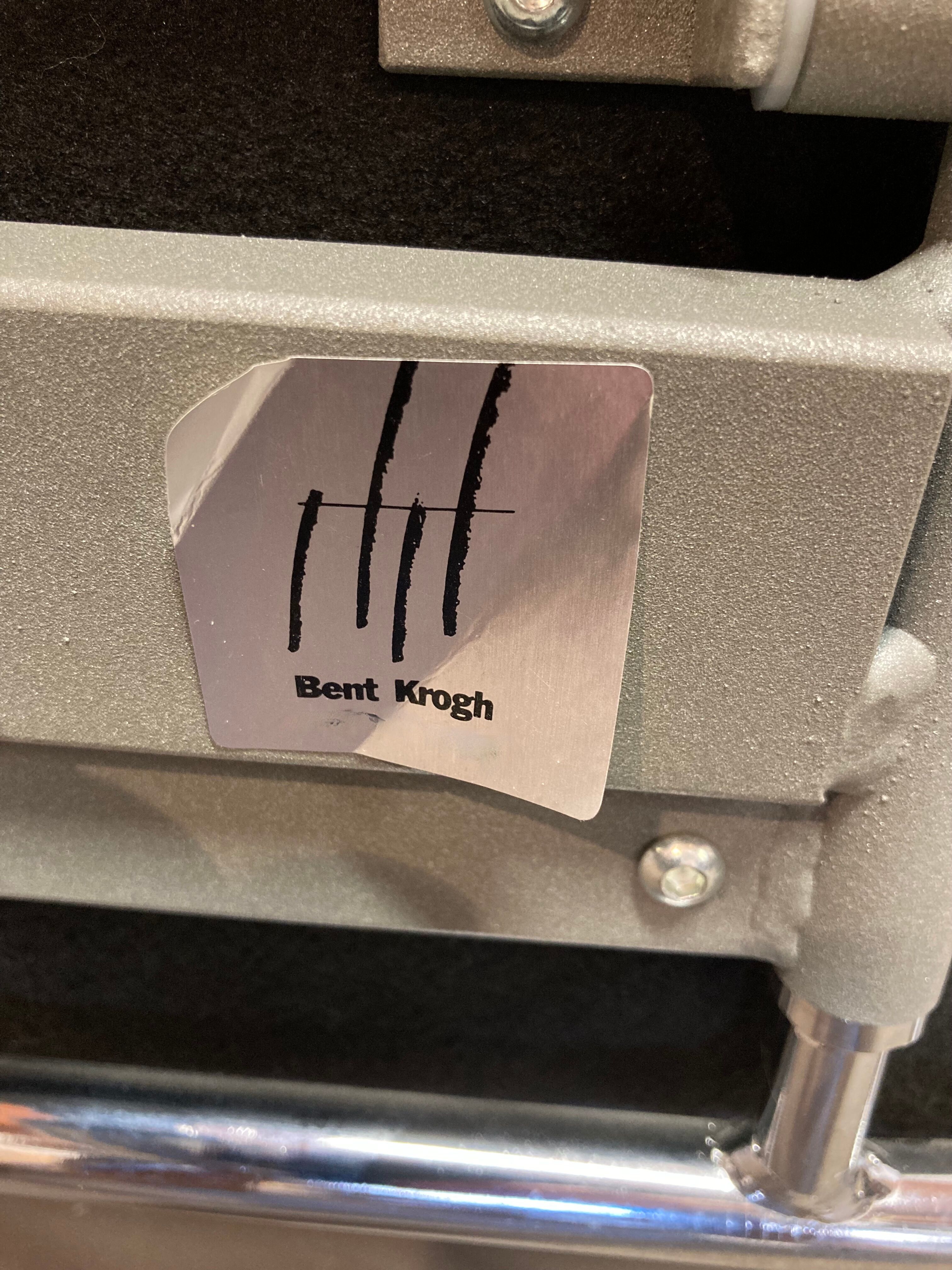 Leather office chair "bent krogh"