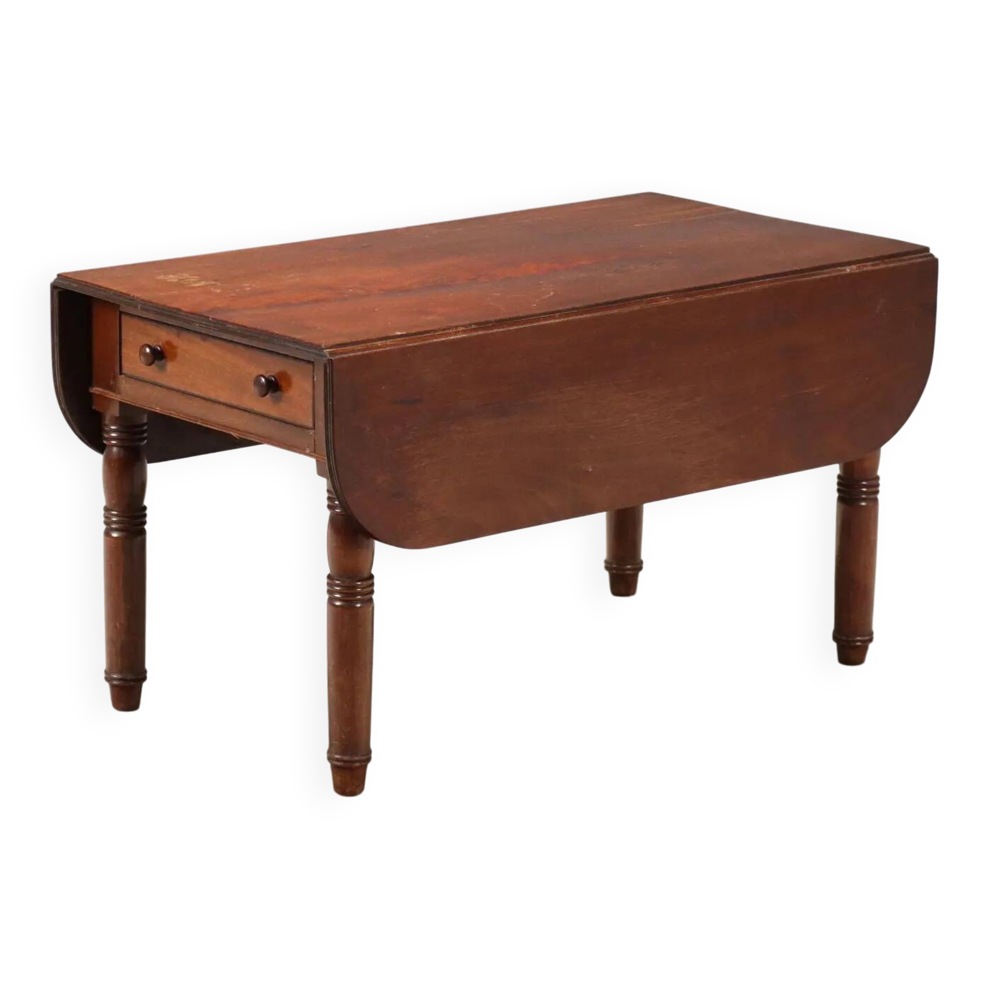 Antique mahogany side table, England, 19th century.