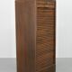 1950s Tambour Office Wooden Cabinet