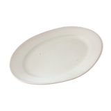 Old oval dish big porcelain