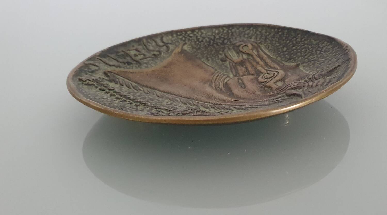 Art Deco bronze pocket emptier by Max Le Verrier