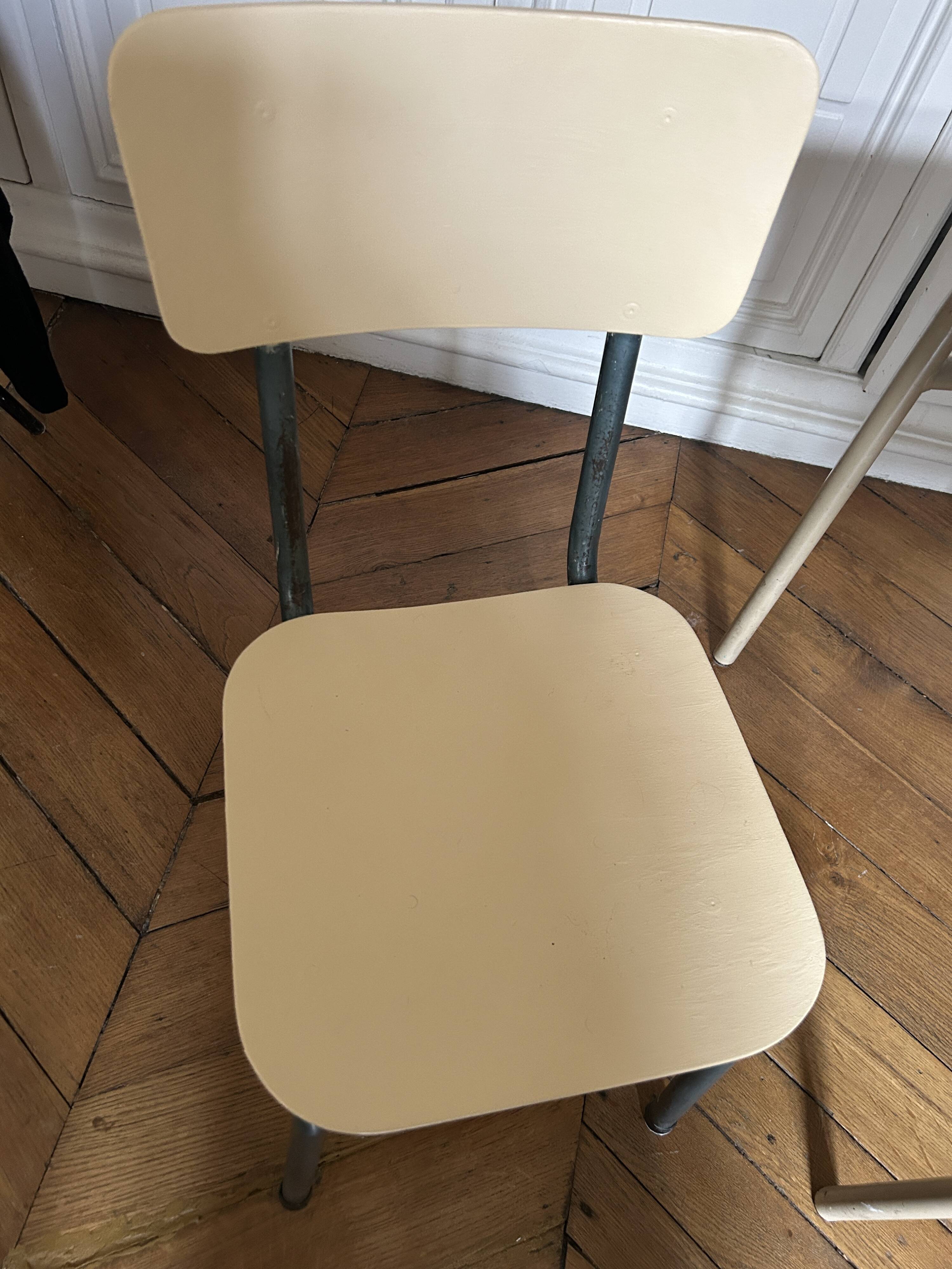 School desk and its chair