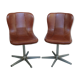 Set of chairs, Space Age, faux leather, Italy, 1960s