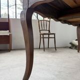 Table de ferme bureau noyer XIXème