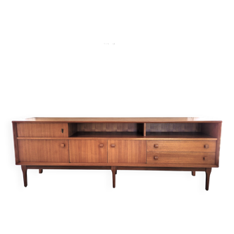 Scandinavian design sideboard in vintage teak