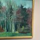 Original Swedish Oil On Panel – “Early Spring” By Ann‑Marie Ekbom – Dated 1978 – Vintage & Framed
