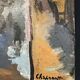 Geneviève chapront, snow boulevard saint-germain, signed oil on canvas