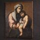 Antique Italian painting Madonna and Child from the 18th century