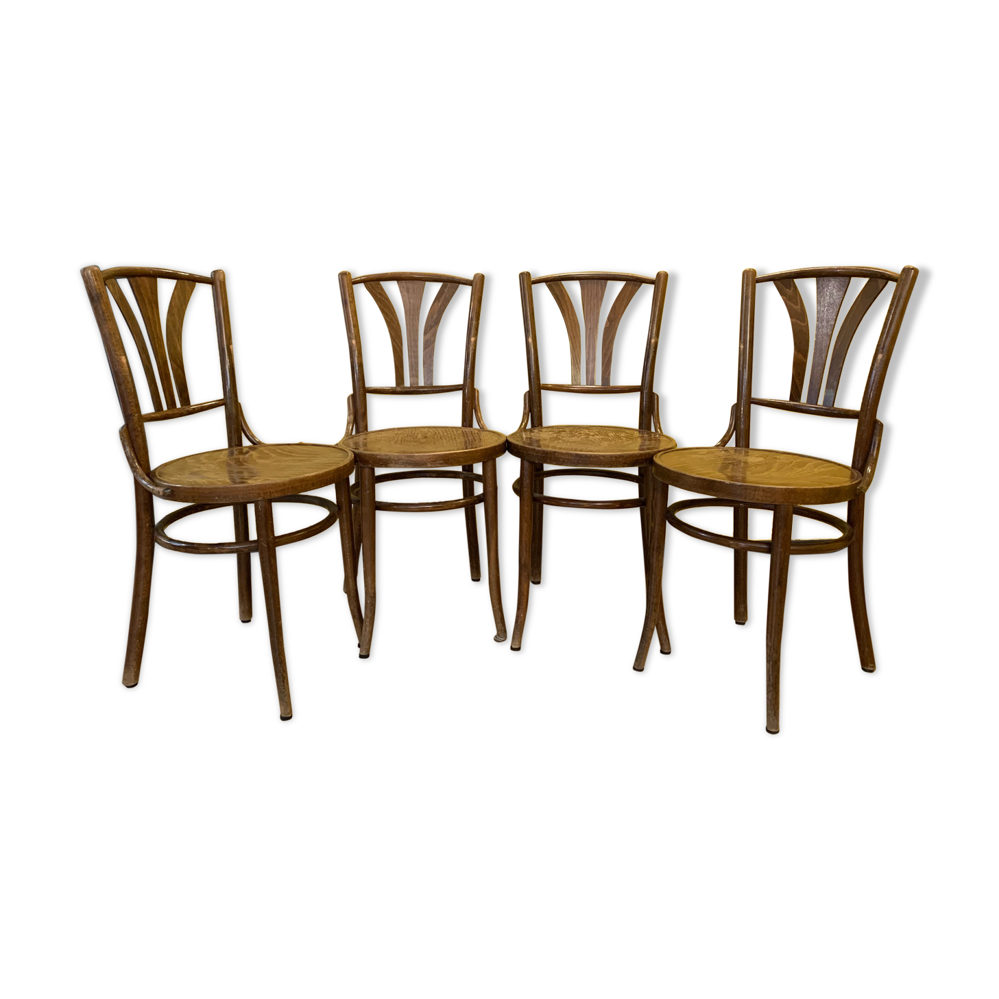 Lot of 4 bistro chairs Thonet
