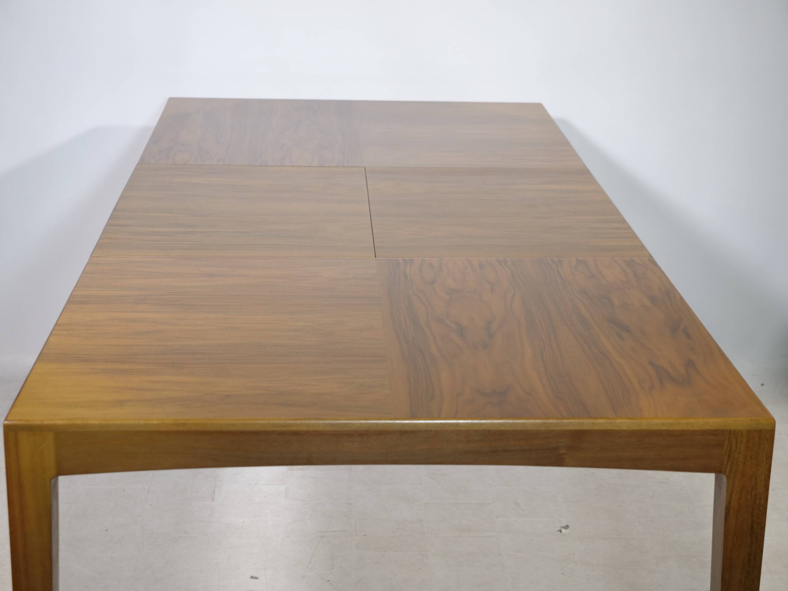 Extendable Walnut Dining Table by Hartmut Lohmeyer for Wilkhahn, 1960s