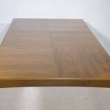 Extendable Walnut Dining Table by Hartmut Lohmeyer for Wilkhahn, 1960s