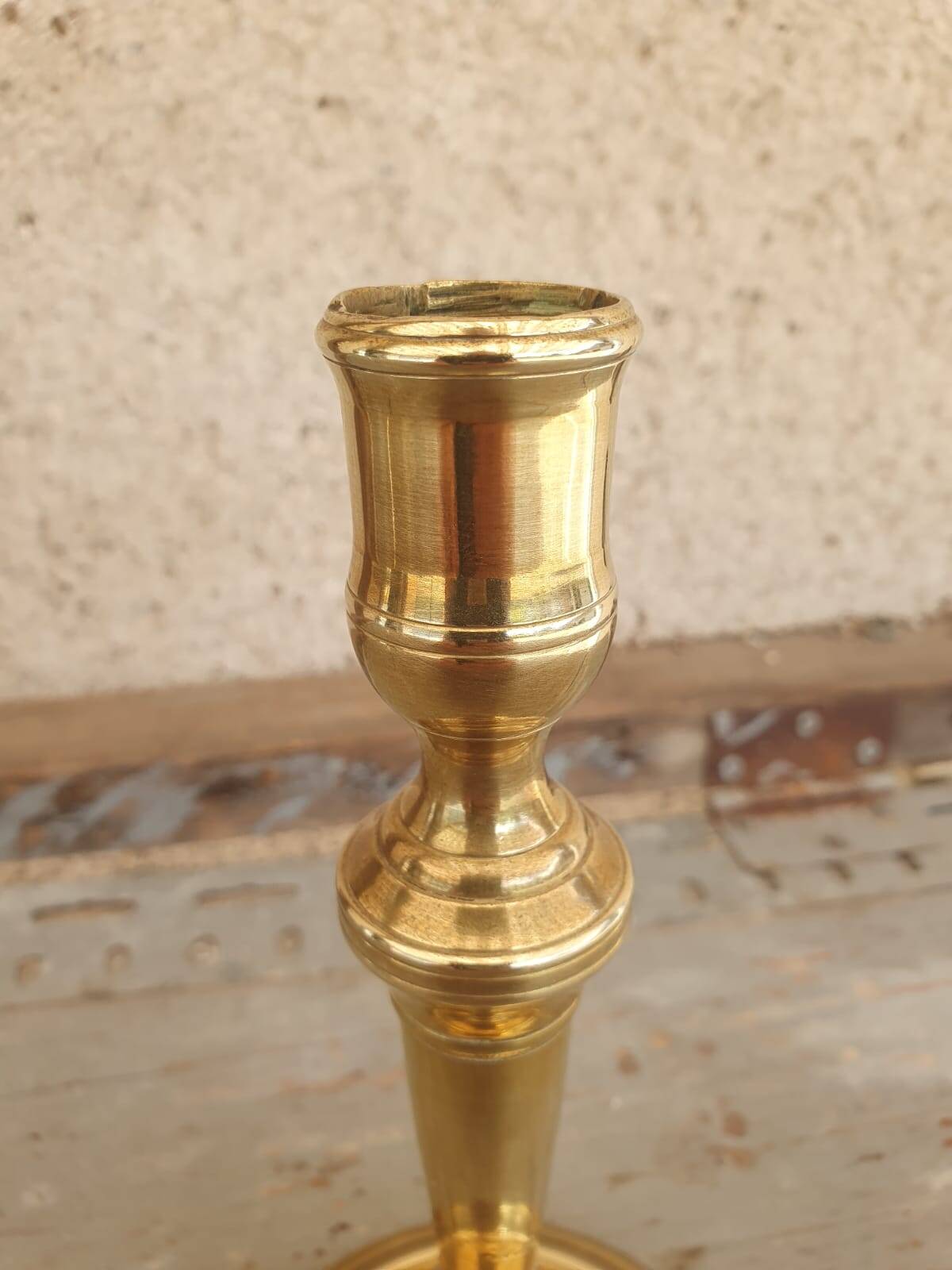brass candle holder
