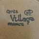 Set de 4 assiettes calottes en grès CNP village