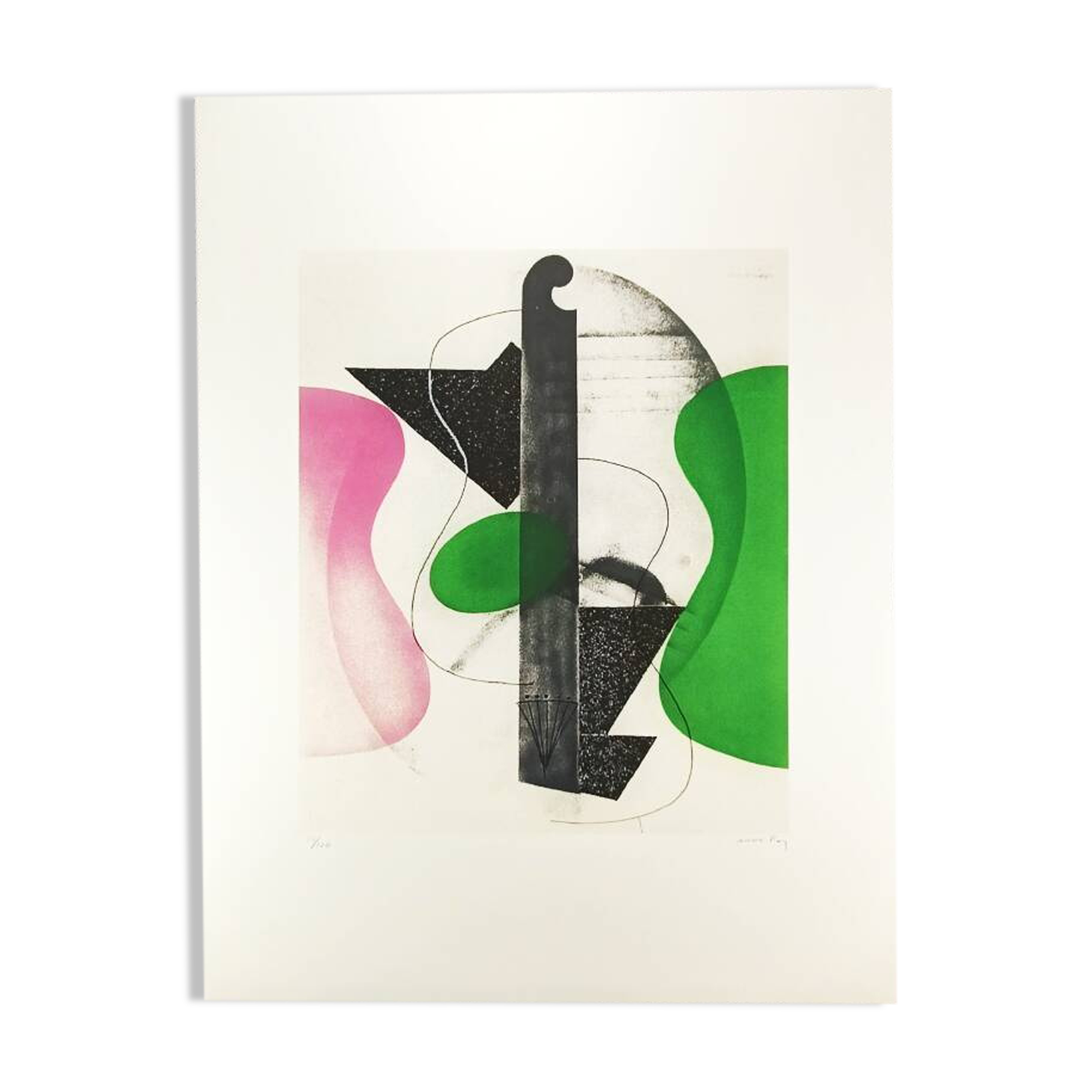Lithographie d'après Man Ray, édition limitée, années 1970