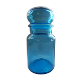 Apothecary jar Ariel vintage blue