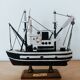 Wooden trawl fishing boat
