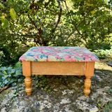 Vintage storage box footrest