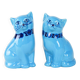 Ceramic cat figurines, Swedish design, 1970s, manufactured by Guldkroken