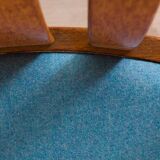 Ensemble de 4 chaises en teck danoises du milieu du siècle