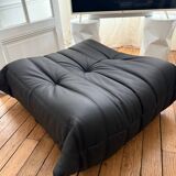 Ensemble de Togo LIGNE ROSET cuir noir