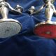 Pair of Saint Médard 5-light candlesticks