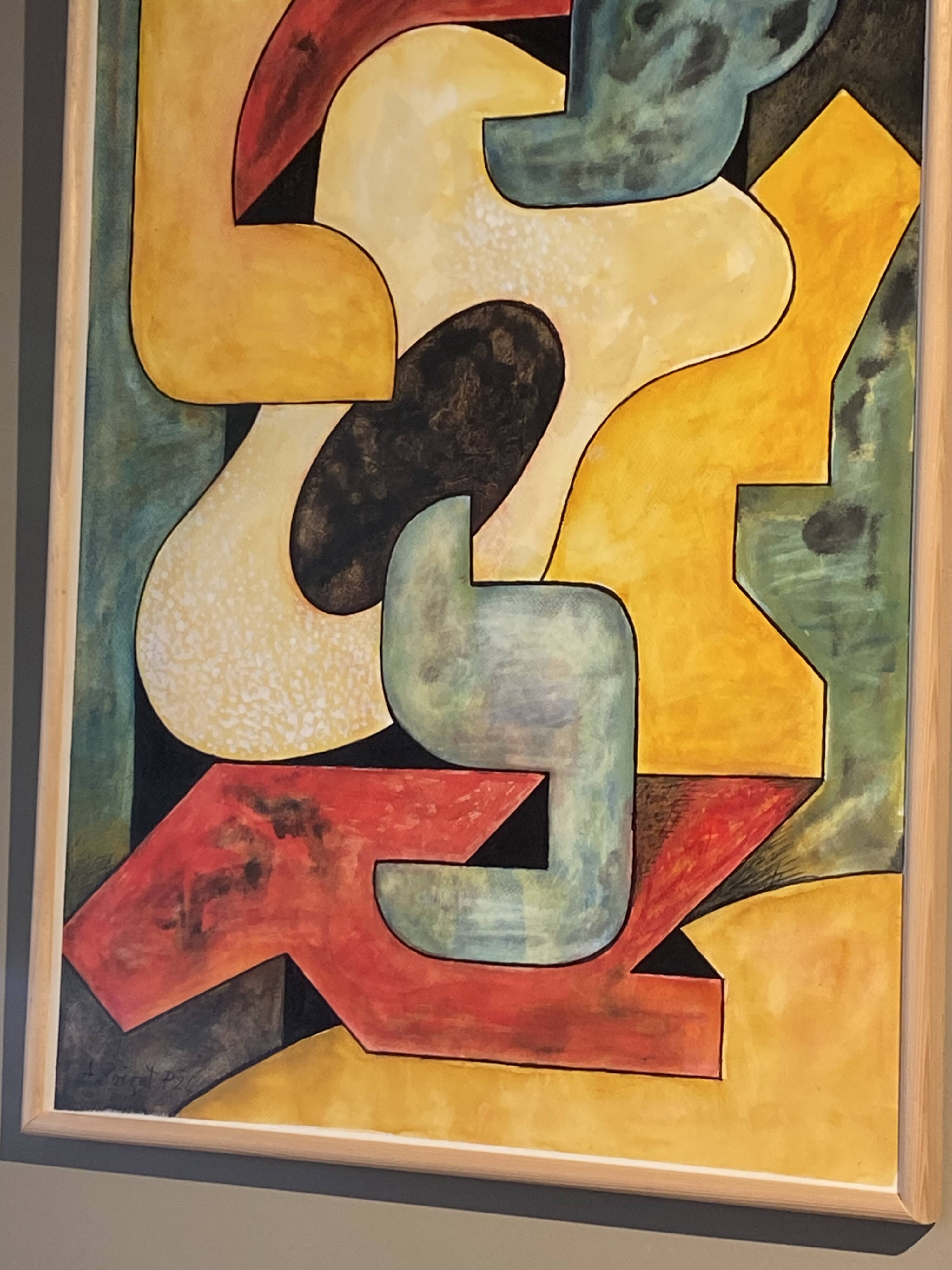 Graphic painting Albert Poizat